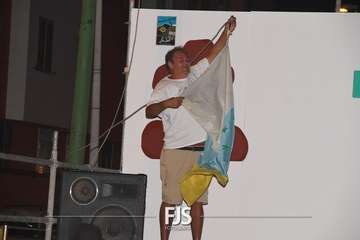 La Garita marca el inicio de sus fiestas con el izado de la bandera canaria, el pregón y el reconocimiento a Pedro Monzón Pulido/Francisco Javier Santana.